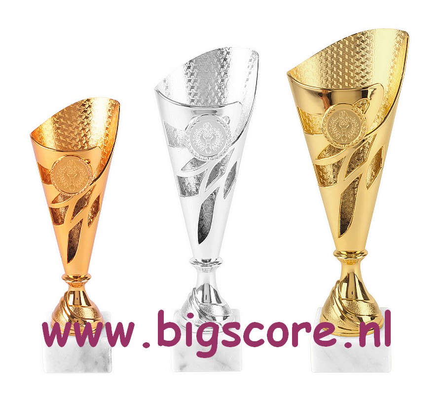 AR1441 Kunststofbeker  Goud-Zilver-Brons